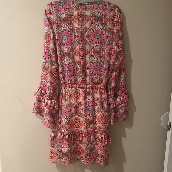 Silk boho style dress - Picture 7 of 8